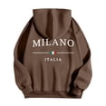 thumbnail image 4 of WILLBEST Sudadera con Capucha y Estampado De Letras para Uso Informal. Jersey Elegante y Cómodo para Uso Diario. Ideal para Actividades Al Aire Libre y Relajación. XXXGrande, 4 of 5