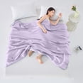 thumbnail image 6 of LHNFT Summer Cooler Quilt, Double-Sided Cool Technology Absorbs,Lightweight Breathable, Ice Quilt Suitable for All Seasons Soft Cover 59 Inches x 79 Inches, 6 of 9