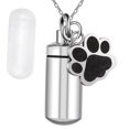 thumbnail image 6 of Pet Urn Cremation Memorial Urns Resting Place Easy to Use Funeral Titanium Steel Keepsake Pet Supplies Dog Ash Urns for Remembrance pendant, 6 of 10