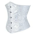 thumbnail image 2 of Grebrafan Underbust Corsets Women Gothic White 4XL, 2 of 5