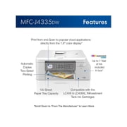 Brother MFC-J4335DW INKvestment Tank All-in-One Color Inkjet Printer with Duplex & Wireless Printing