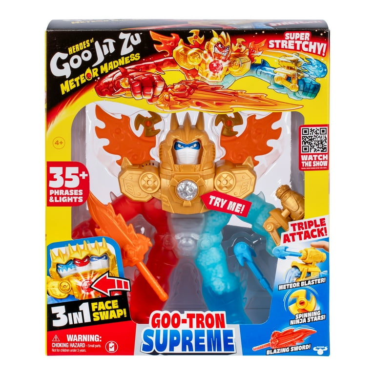 Heroes of Goo Jit Zu's Goo-Tron Supreme Combines The Power Of
