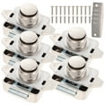 thumbnail image 1 of FRCOLOR latches lock 5pcs Push Button Latch Catch Push Button Lock Cupboard Door Push Button Lock,2.95"X1.77"X1.77", 1 of 5