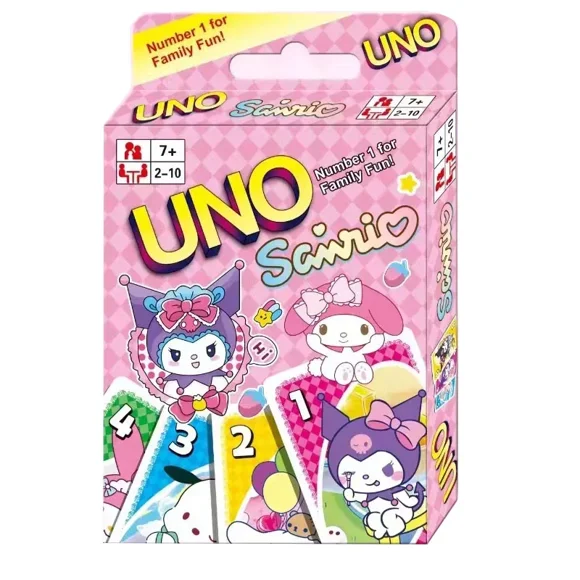 Games UNO  Phase 10  Card Game for Family Night Featuring Tv Show Themed Graphics and a Special Rule for 2-10 Players SH