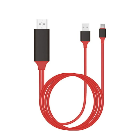 Cable Usb Tipo C A Hdmi 3.1 Rojo