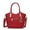 Red, variant on MKF Collection Hazel Vegan Leather Women's Tote Bag, Functional Shoulder Purse Handbag by Mia K - Navy