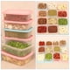 thumbnail image 4 of 1 juego de 6 cajas de almacenamiento de 650 ml para frutas y verduras, selladas para comida rápida., 4 of 6