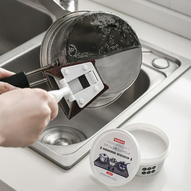 Stainless steel 2024 stove top cleaner