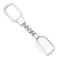 thumbnail image 3 of 925 Sterling Silver Rhodium Plated Key Chain, 3 of 5