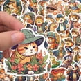 thumbnail image 3 of Paquete de pegatinas Orange Cats Anime, 50 unidades, 4-6 cm, decorativas, 3 of 4