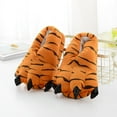 thumbnail image 1 of Cosplay Monster Paw Plush Slippers Monster Feet Claw Slippers Home Shoes(Tigger,27-33), 1 of 6