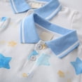thumbnail image 4 of Bosanter Boys and Toddlers School Uniform Short Sleeve Fashion Polo Shirts, Button Closure, 4 of 7