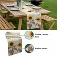 thumbnail image 5 of Sunflower Table Runner - 60 Inch Long, Kitchen Dining Table Runner Dresser Scarves, Yellow Summer Botanical Floral Farmhouse Farmhouse Decor for Coffee Tables Wedding Party Banquet, 5 of 8