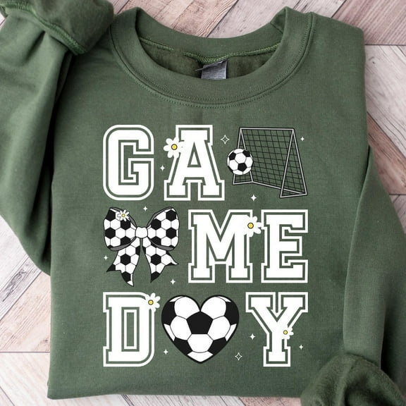 Game Day Soccer Shirt, Soccer Crewneck, Cute Soccer Mom T-Shirt, Shirt For Women, Game Day Tee Unisex S-5XL Hot Trending Shirt, Vintage Birthday Gift