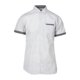 thumbnail image 1 of Temas de gravedad Camisa de vestir de punto cuadrado - Blanco - grande Gravity Threads Camisa casual, 1 of 2