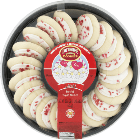 Walmart Grocery Lofthouse Lofthouse Love Frosted Sugar Cookies