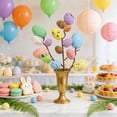 thumbnail image 6 of Bfogop Artificial Easter Spray Vine with Pastel Easter Eggs Decorative Spring Floral Stems Easter Egg Twig Branches for Floral Arrangement Centerpiece Wreath Decor 12 Inch, 6 of 6
