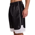 thumbnail image 5 of AND1 Men's and Big Men's All Court Colorblock Short, 11" inseam, up to Size 5XL, 5 of 7
