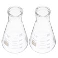 thumbnail image 4 of 2pcs Simple Erlenmeyer Flasks Sturdy Glass Flasks Practical Thickened Flasks, 4 of 9