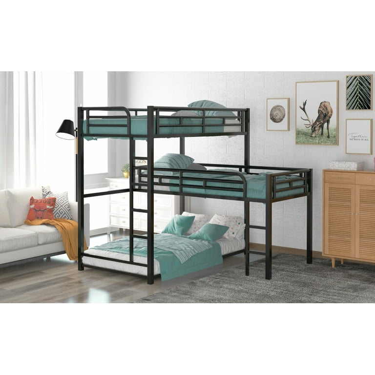 Space saving triple bunk bed deals