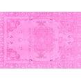 thumbnail image 1 of Ahgly Company Indoor Rectangle Abstract Pink Modern Area Rugs, 5' x 8', 1 of 4