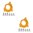 thumbnail image 4 of Maoww Adaptateur de Vélo Plaque Guide-Chaîne Alliage d'Aluminium Conversion Pièces de Rechange Vélo Accessoire de Réparation Portable Or 2ensemble, 4 of 6