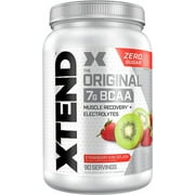 XTEND Original BCAA Powder, 7G BCAA, Sugar Free Post Workout Muscle Recovery Drink with Amino Acids, Strawberry Kiwi Flavor, 2.78 lb (1.26 kg), 90 Servings