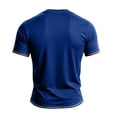 thumbnail image 5 of Men's Vintage 911 Memorial Never Forget American Flag Honor Faith Hope V Tshirt Royal Blue,L, 5 of 5