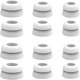 thumbnail image 1 of wonima11 Double Flange Earbuds Tips Replacement, White, 6 Pairs (S, M, L) for Sony WF-1000XM5/1000XM4/Beats Earbuds, 5.0mm-7mm Nozzle, Anti-Slip, Noise Isolating, Washable, 1 of 1