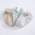 thumbnail image 2 of Baozhu 3 Pairs/Lot Infant Floor Sock Cute Cartoon Newborn Baby Socks Dispensing Glue Non-slip Boys Girls Baby Socks Kids Sock, 2 of 5