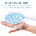 thumbnail image 3 of Lotion Applicator For Back, Long Handled Easy Reach Back Scrubber Massager Body Brush For Sunscreen, 3 of 5