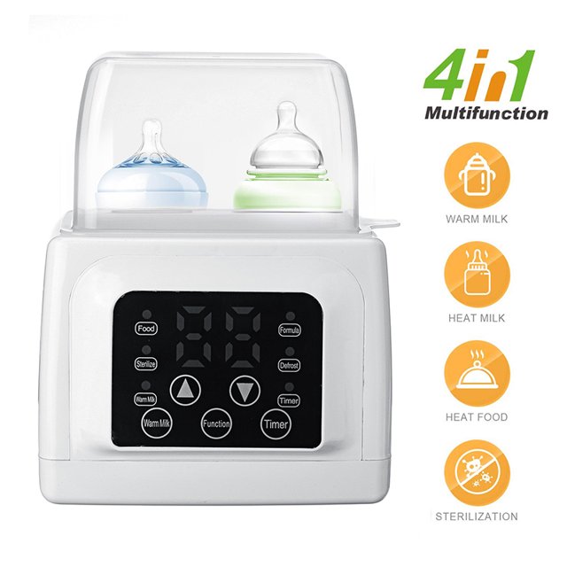 4 In 1 Baby Bottle Sterilizer Baby Food Maker Warm Milk Complementary Food Thaw Baby Special Milk Warmer Baby Milk Adjustment Milk Warmer With Remote Control