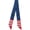 Stripe, variant on Women American Flag Printed Neck Scarf, 4th of July Independence Day Hair Scarf