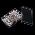 thumbnail image 4 of 5 alfileres de costura de confección de cabeza en caja para decoración de floristería de boda de 1,5 pulgadas, 4 of 8