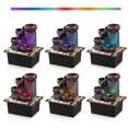 thumbnail image 2 of Fuente de mesa AMOOTEK de 4 niveles con LED para interior, 2 of 8