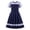 Navy, variant on Girls Holiday Dresses Cartoon Birthday Dresses for Girls Kids Girls Wedding Guest Dress 6-7 Years