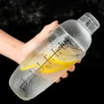 thumbnail image 1 of Thickened Manual Hand Shaking Cocktail Shaker with Clear Scale Bar Bartender Tool, 1 of 8