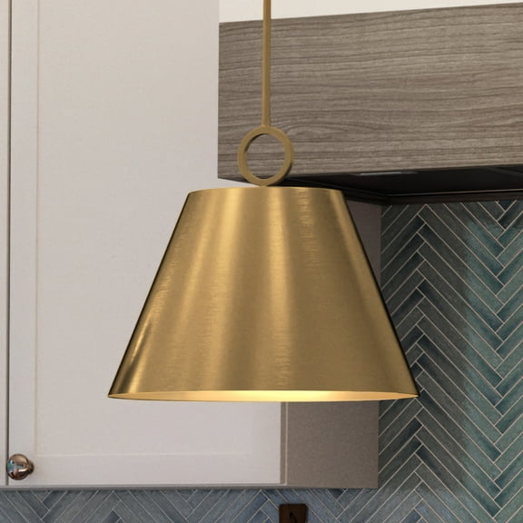 Luxury New Traditional Pendant, 15.25H x 17.875W, with Tranditional Style, Brushed Bronze, UHP4254 by Urban Ambiance