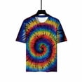 thumbnail image 6 of FRSASU Men Blouse Clearance Unisex Daily T Shirt 3D Print Graphic Print Tie-Dye Print Short Sleeve Tops Blouse, 6 of 9