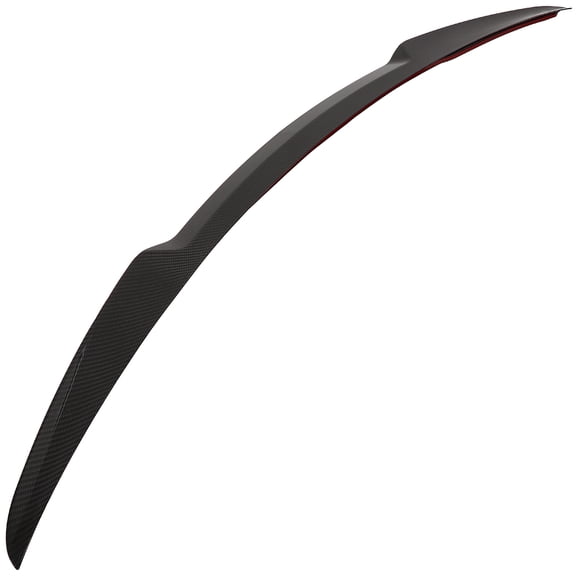 CCIYU Glossy Black Carbon Fiber Rear Spoiler Wing Accessories for 2015-2020 for BMW M4 Stylish Trunk Spoiler Wing