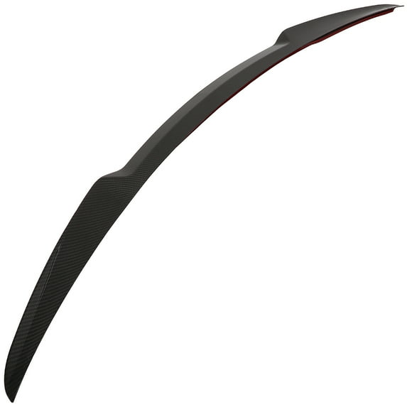 CCIYU Glossy Black Carbon Fiber Rear Spoiler Wing Accessories for 2015-2020 for BMW M4 Stylish Trunk Spoiler Wing