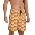 thumbnail image 2 of Honeii Beautiful Fox A Print Men's Pajama Sleepwear Shorts - a comfy pajama bottom and lounge short for Relaxed Home Wear-XX-Large, 2 of 6