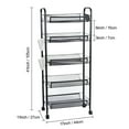 thumbnail image 3 of Andvari 5-Tier 360° Metal Produce Basket, Stackable Fruit Vegetable Organizer for Pantry Bathroom, 3 of 20