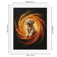 thumbnail image 2 of Paint by Numbers Kit for Adults, Golden Puppy Surrounded By Swirl Paint by Numbers, Easy Paint by Numbers Kit for Adults Beginner, DIY Adult Paint by Number Kits on Canvas, 12x16in Home Decor, 2 of 7