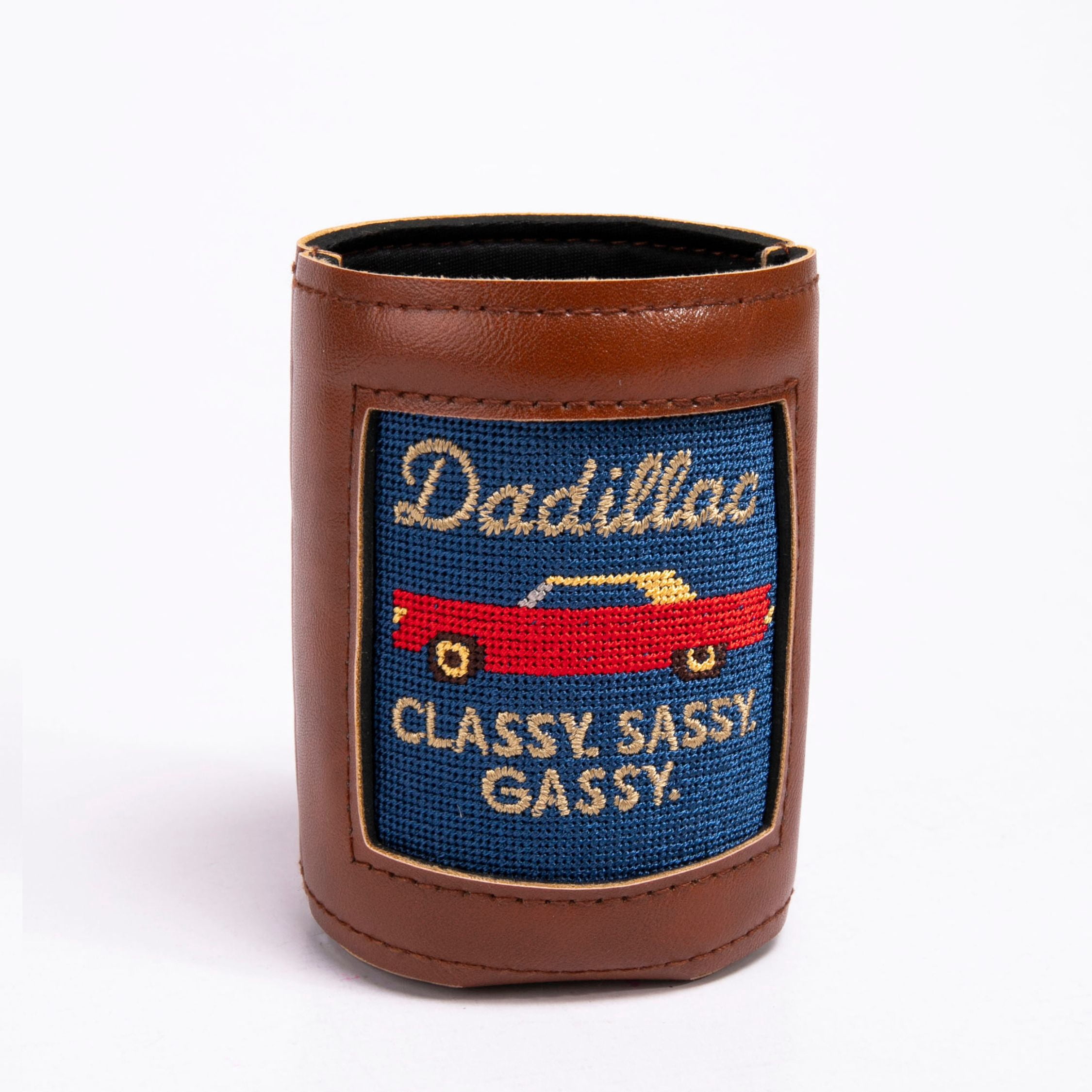 Hi Peach Layne Father's Day Gift Set with DADILLAC Needlepoint Beverage Holder & 3-in-1 Body Wash Bottle