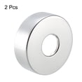 thumbnail image 3 of Round Escutcheon Plate, 61x18mm Stainless Steel Chrome Plating for 21mm Diameter Pipe 2Pcs, 3 of 3