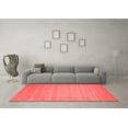 thumbnail image 3 of Ahgly Company Indoor Rectangle Abstract Red Contemporary Area Rugs, 5' x 7', 3 of 4