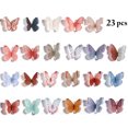 thumbnail image 2 of Coofit 23PCS Butterfly Nail Charm Decorative Butterfly Nail Decoration Nail Rhinestone, 2 of 10