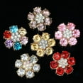 thumbnail image 3 of Botones con pedrería, botones con pedrería, clips desmontables para botones de camisa, botones de cristal elegantes para ropa, botones decorativos, estilo joyería, alta calidad, pedrería de, 3 of 8