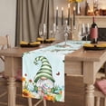 thumbnail image 2 of Table Runners 72 Inches Long Dress Scarves, Easter Gnomes Farmhouse Kitchen Table Runner, Coffee Tablerunners, Spring Watercolor Eggs Country Flower Plant 14x72 Inch, 2 of 9